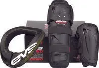 Evs Adult Slam Combo Knee & Elbow Pads And R2 Race Collar 1