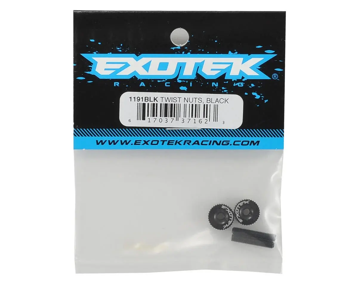 Exotek M3 Twist Nut (Black) - Exo1191blk 2