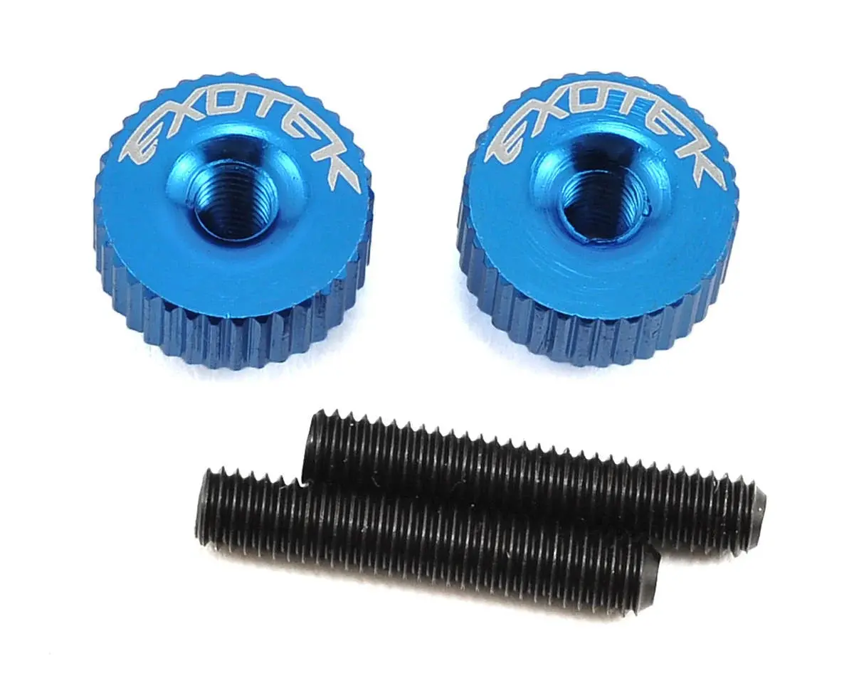 Exotek M3 Twist Nut (Medium Blue) - Exo1191mbl 1