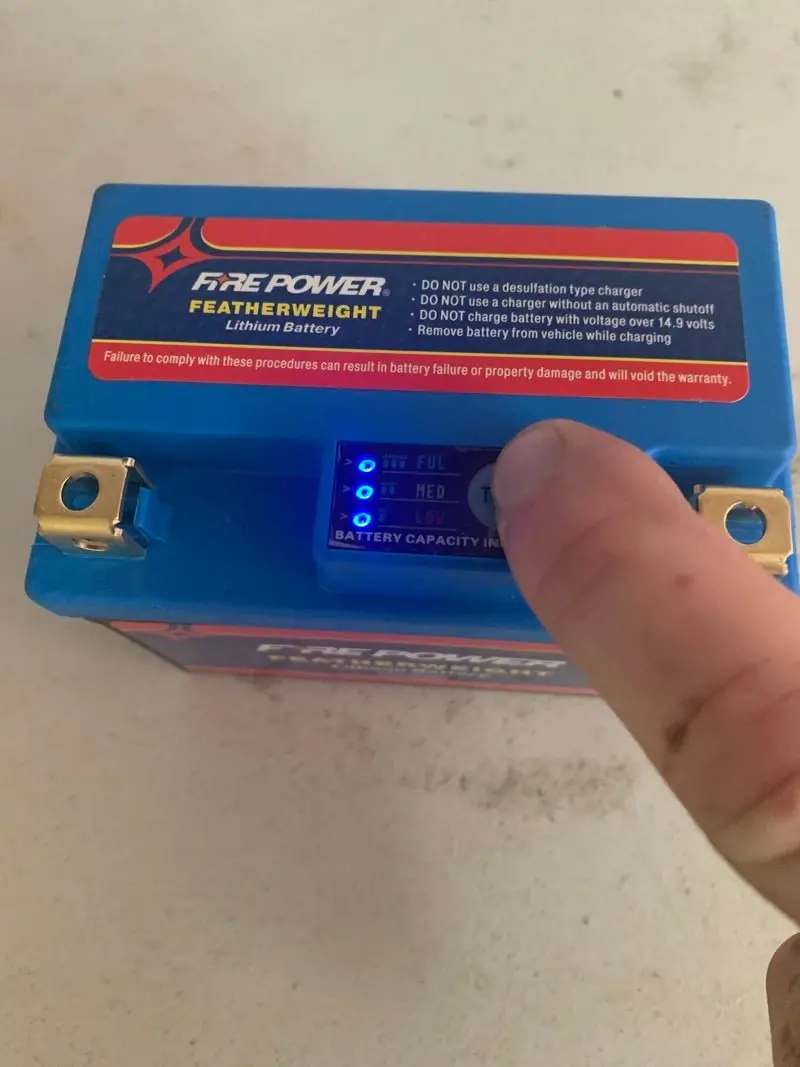 Fire Power Hjt9b-Fp-B Lithium Battery – 2004-2009 Yamaha Yfz450 165 Cca 1