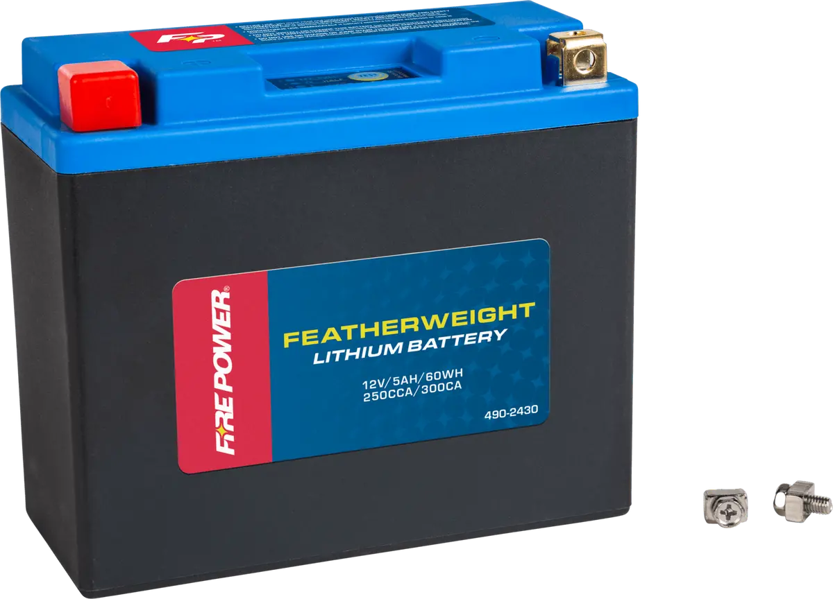 Fire Power Hjt12b-Fpp-B Lithium Battery 12V/60Wh 250 Cca Ducati Yamaha Triumph 1