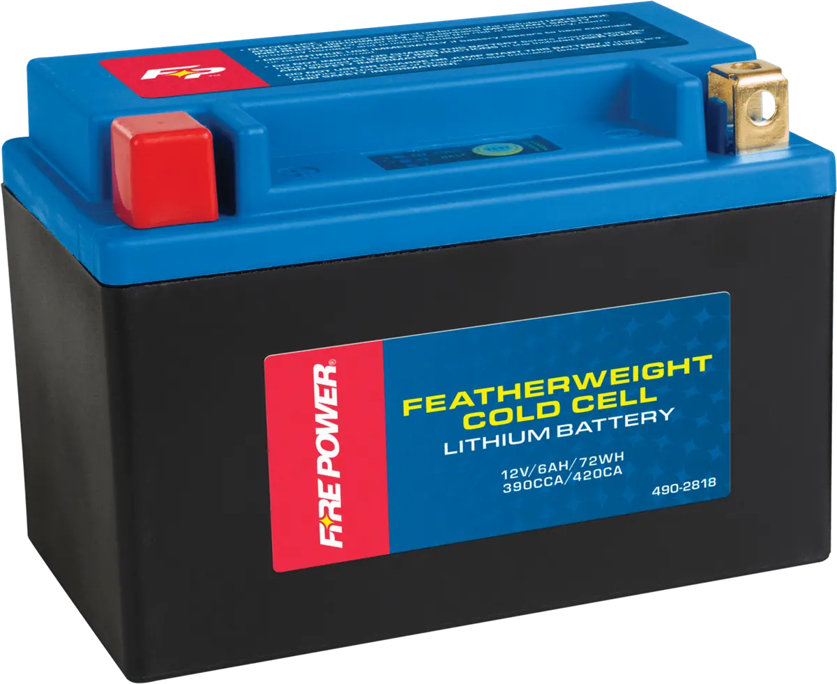 Fire Power Hjtx20ch-Fp-B-C Coldweather Lithium Battery 12V 390 Cca Snowmobile 1