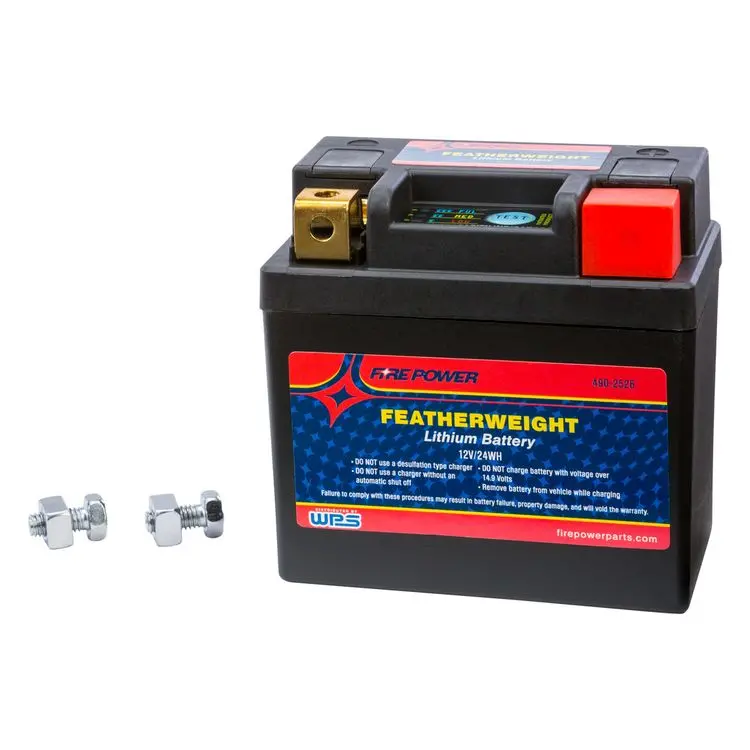 Fire Power 490-2433 Featherweight Lithium Battery 170 Cca – Honda Crf250r Crf450r 2024–2025 1
