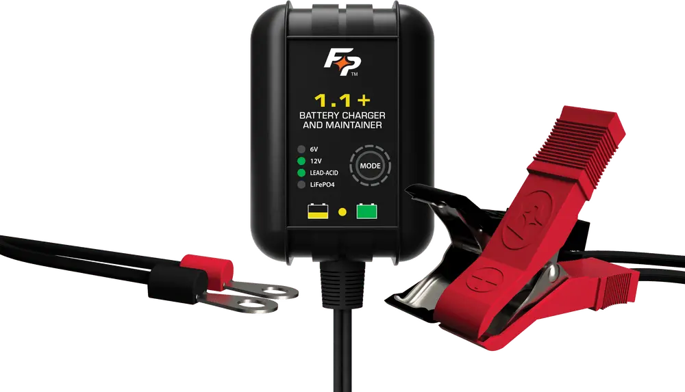 Fire Power Wall Mount Battery Charger 6V/12V 1.1A - Fully Automatic - 490-2900 1