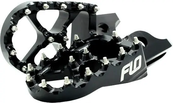 Flo Motorsports Pro Series Foot Pegs - 2016-2023 Husqvarna Fc 250, Fc 350, Fc 450, And Fe 450 3