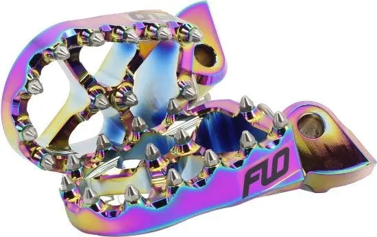 Flo Motorsports Pro Series Foot Pegs - 2016-2023 Husqvarna Tc 85, Tc 125, Tc 150, Tc 250 1