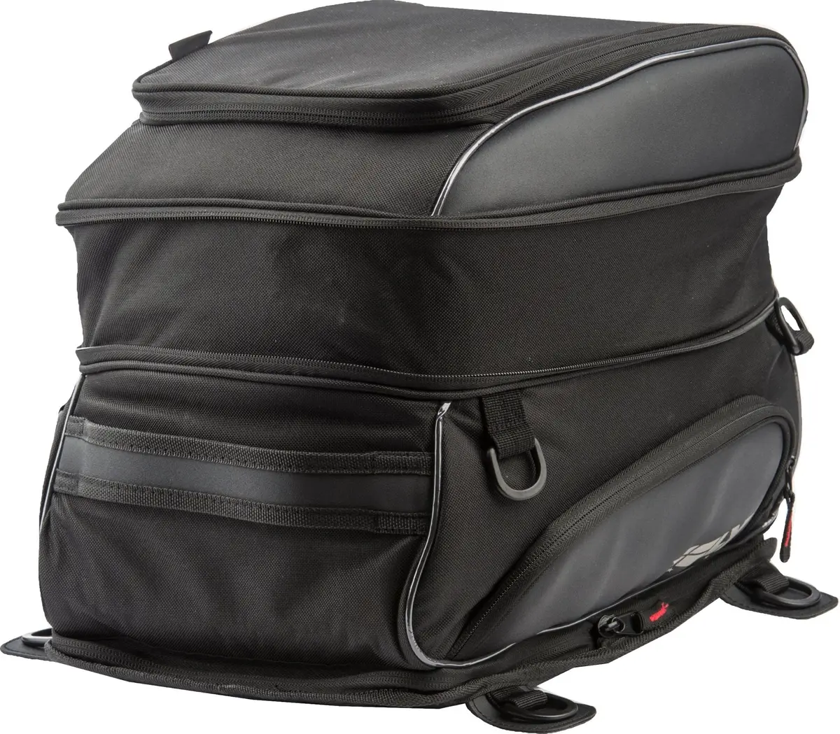 Fly Racing Tail Bag - Expandable 19–25L Motorcycle Storage With Rain Cover & Reflective Trim - 479-10500 1
