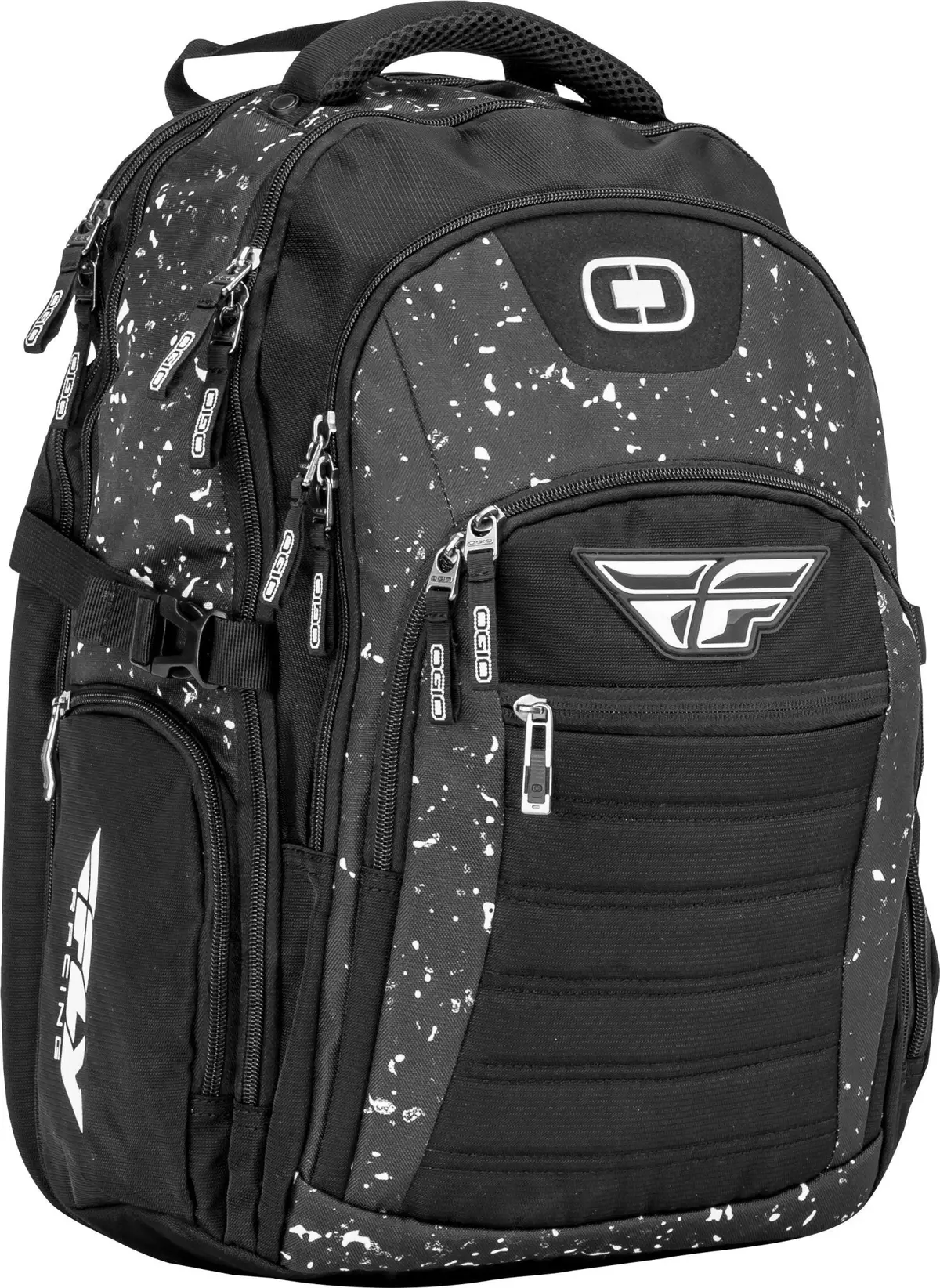 Fly Racing Ogio Urban Bag Black/White - 17-Inch Laptop Backpack With Multiple Storage Compartments - 28-5005 1