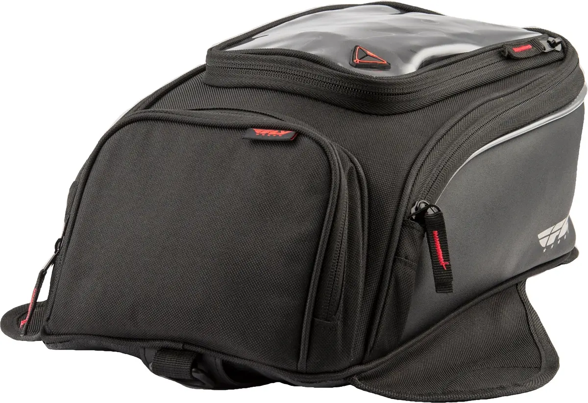 Fly Racing Small Tank Bag Black With 7.5 Liter Capacity & Touch Screen Pocket - #6245 479-10~300 1