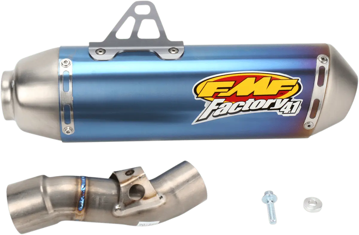 Fmf 041291 Factory 4.1 Slip-On Muffler – 2007–2025 Honda Crf150r - Anodized Titanium 1