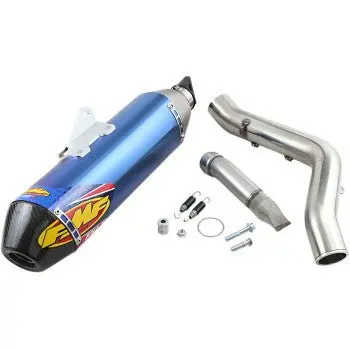 Fmf - 044400 - Factory 4.1 Rct Slip-On Muffler - Blue Anodized Titanium - Yamaha Yfz450x & Yfz450r 2