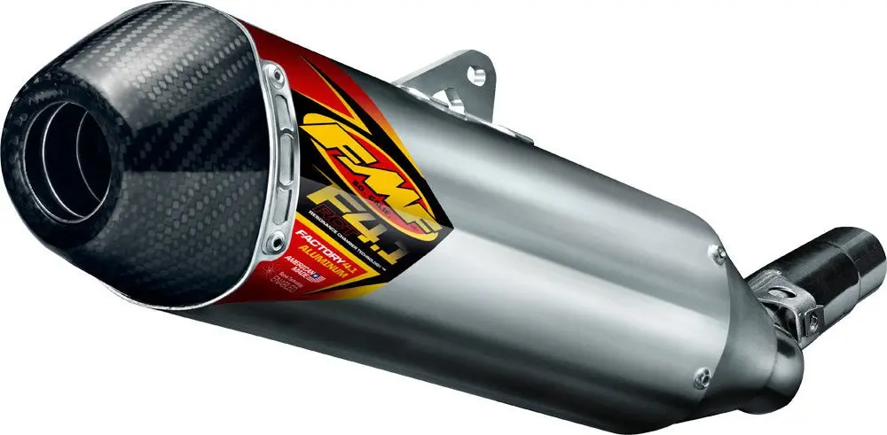 Fmf Aluminum Factory 4.1 Rct - 042330 - (Slip-On) Carbon Fiber End Cap 2016-2018 Kawasaki Kx450f 2