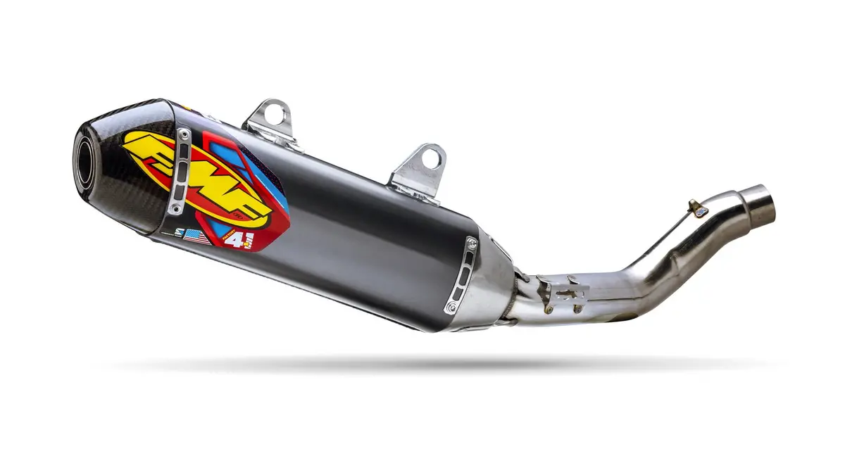 Fmf Factory 4.1 Rct (Slip-On) Carbon Fiber End Cap - 041610 - 2022-2024 Honda Crf250r, Crf250rx 1