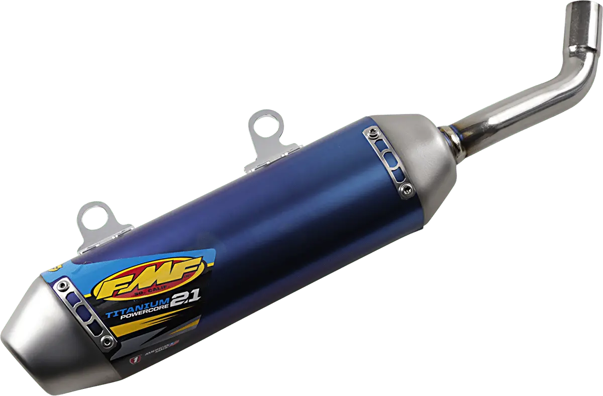 Fmf Powercore 2.1 Shorty Muffler 025255 - Lightweight Titanium Or Aluminum Motorcycle Exhaust 1