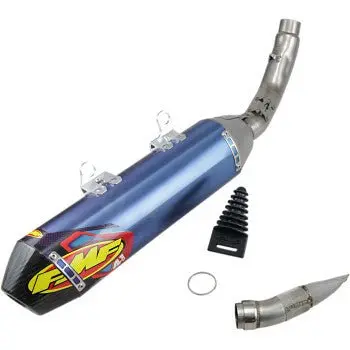 Fmf Ti Factory 4.1 Rct (Slip-On) Carbon Fiber End Cap - 045629 - Husqvarna Fc 450, Fc 350, Fx 450, And Fx 350 2