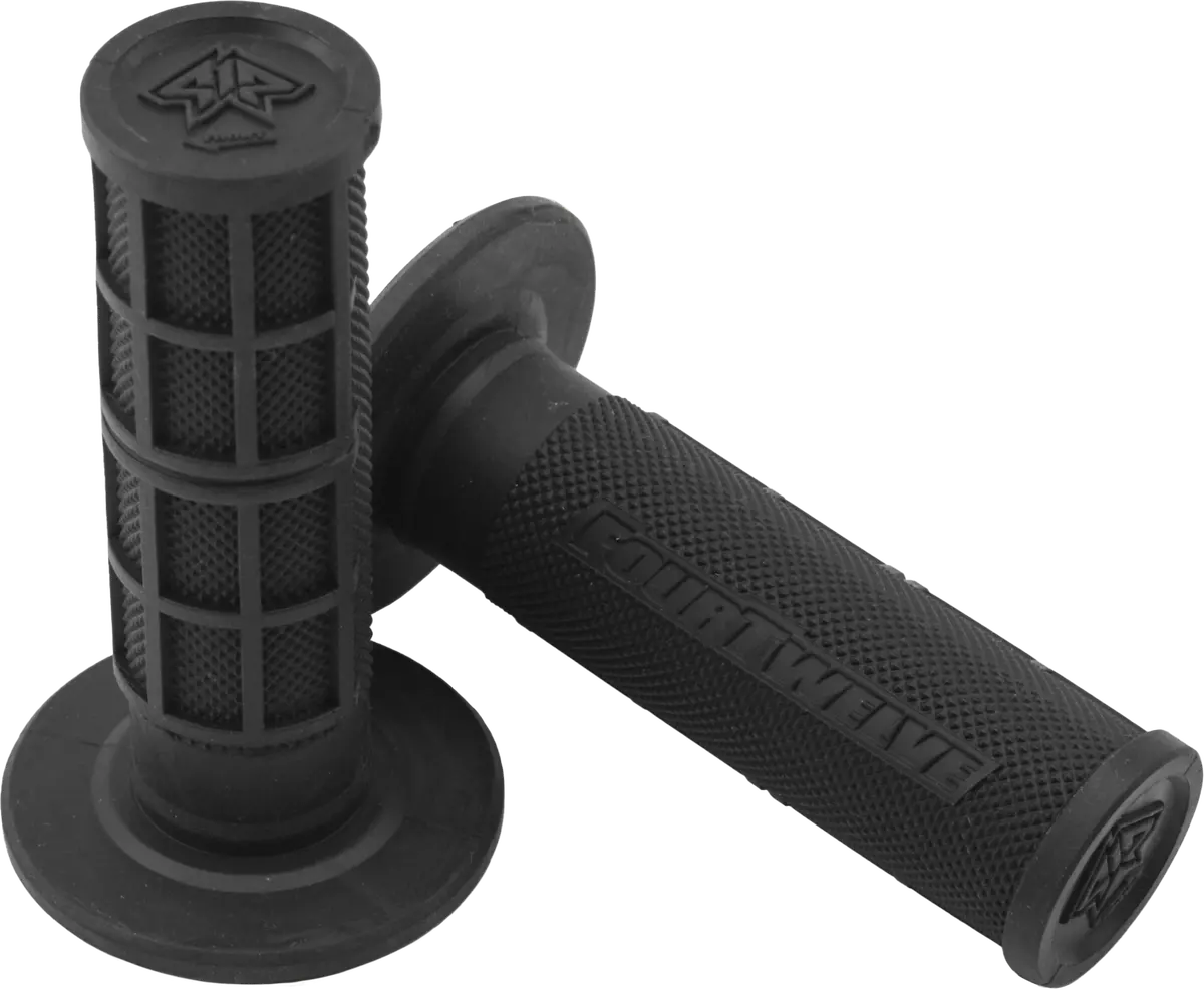 Four Twelve Pee Wee Pit Bike Mini Grips Black 7/8” 412-G200 1