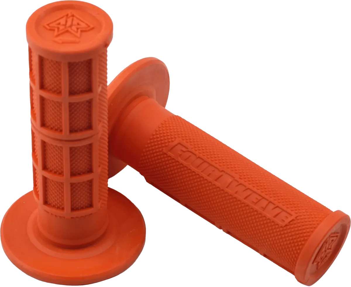 Four Twelve Pee Wee Pit Bike Mini Grips Orange 7/8” 412-G204 1
