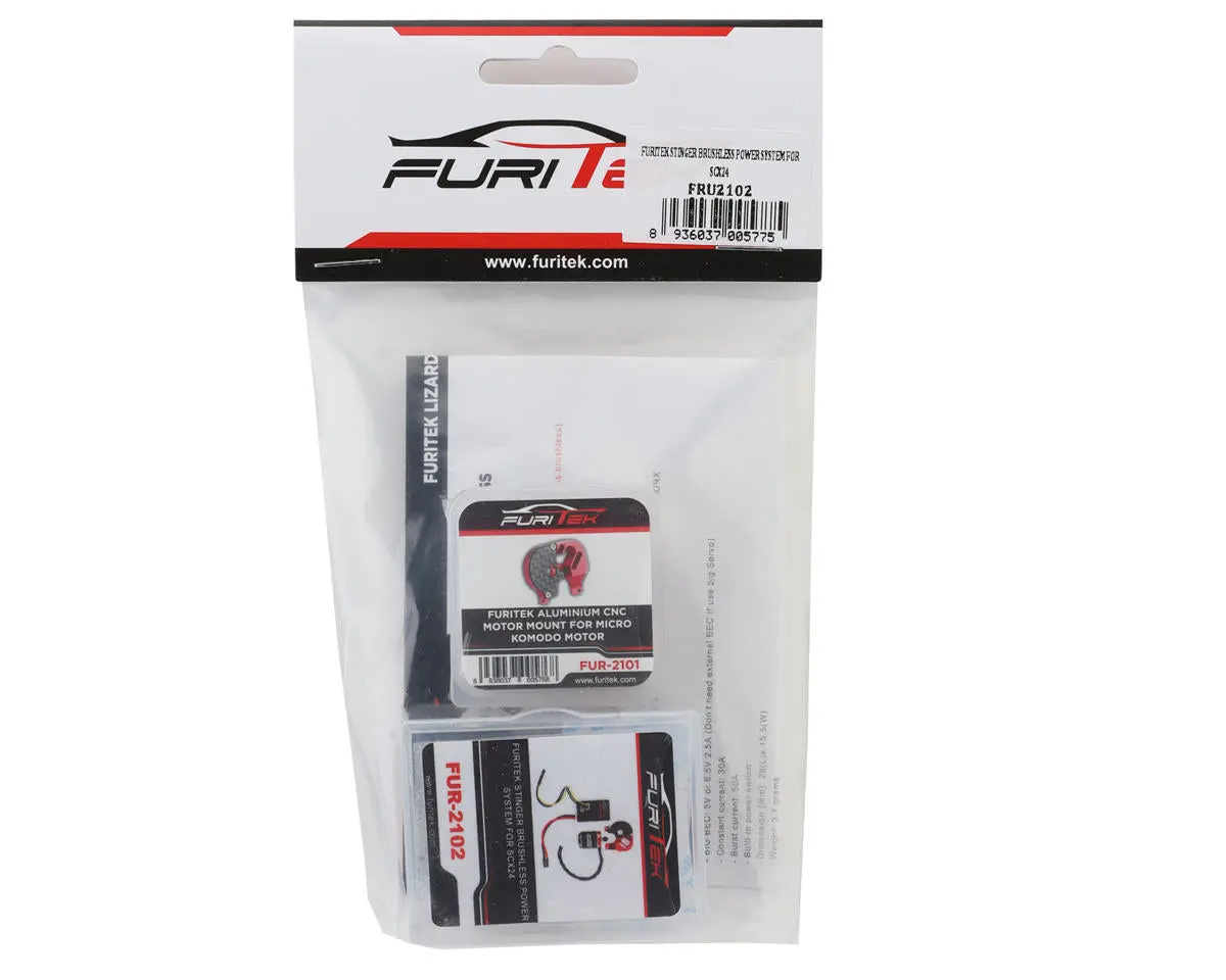 Furitek Scx24 Stinger Brushless Power System W/1212-3450Kv Brushless Motor 2