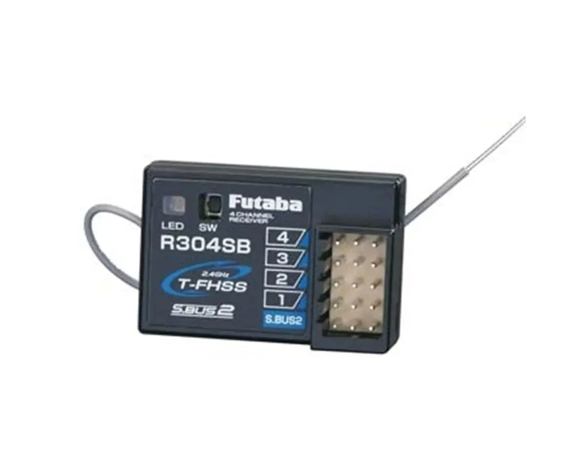 Futaba R304sb T-Fhss 4-Channel Telemetry Enabled 2.4Ghz Receiver - Fut01102179-3 1