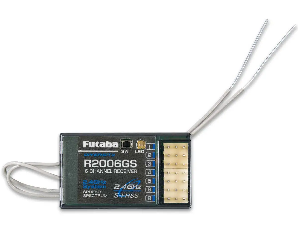 Futaba R2006gs 2.4Ghz S-Fhss 6 Channel Air/Heli Receiver - Fut01102200-3 1