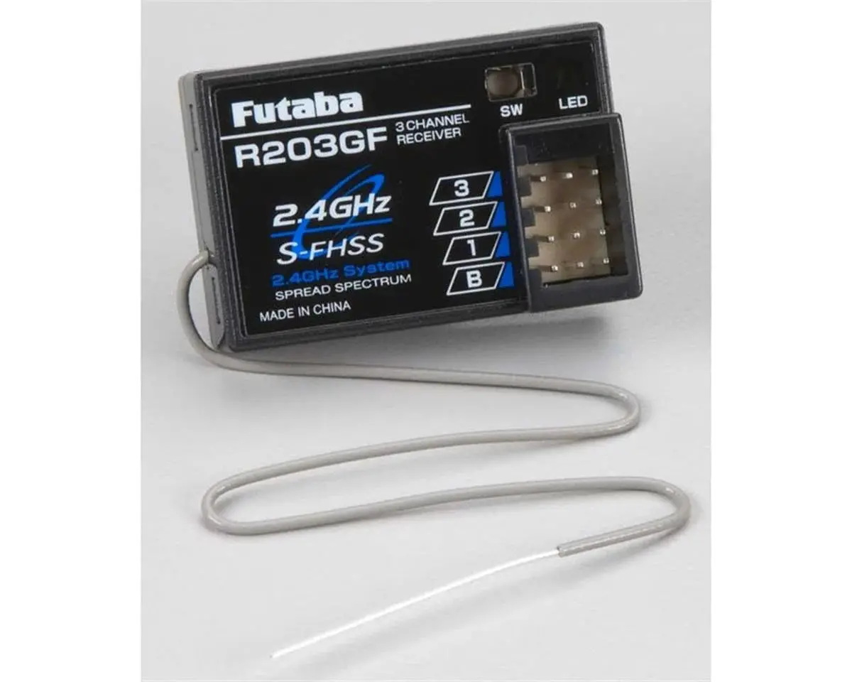 Futaba R203gf S-Fhss 3-Channel 2.4Ghz Receiver - Fut01102237-3 1