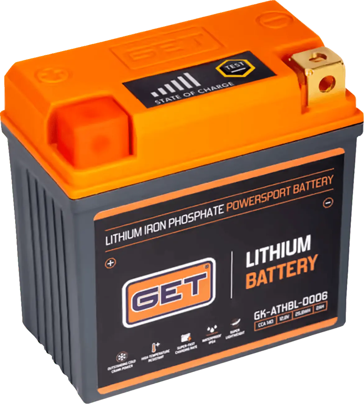 Get Lithium Battery Gk-Athbl-0006 140A Yamaha Yz450f 23–25, 24-25 Yz250f Wr250f Wr450f 1
