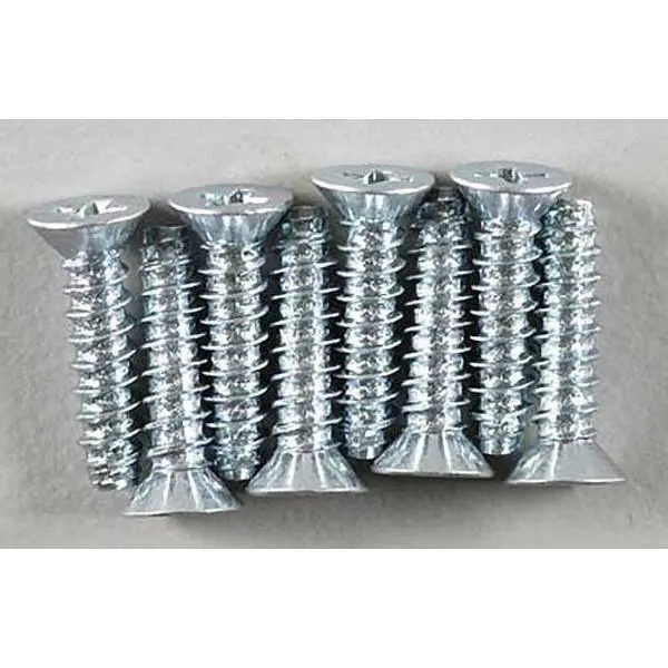 Dubro Flat Head Self-Tapping Screw 3.0Mmx8 (8) (Dub2296) 1
