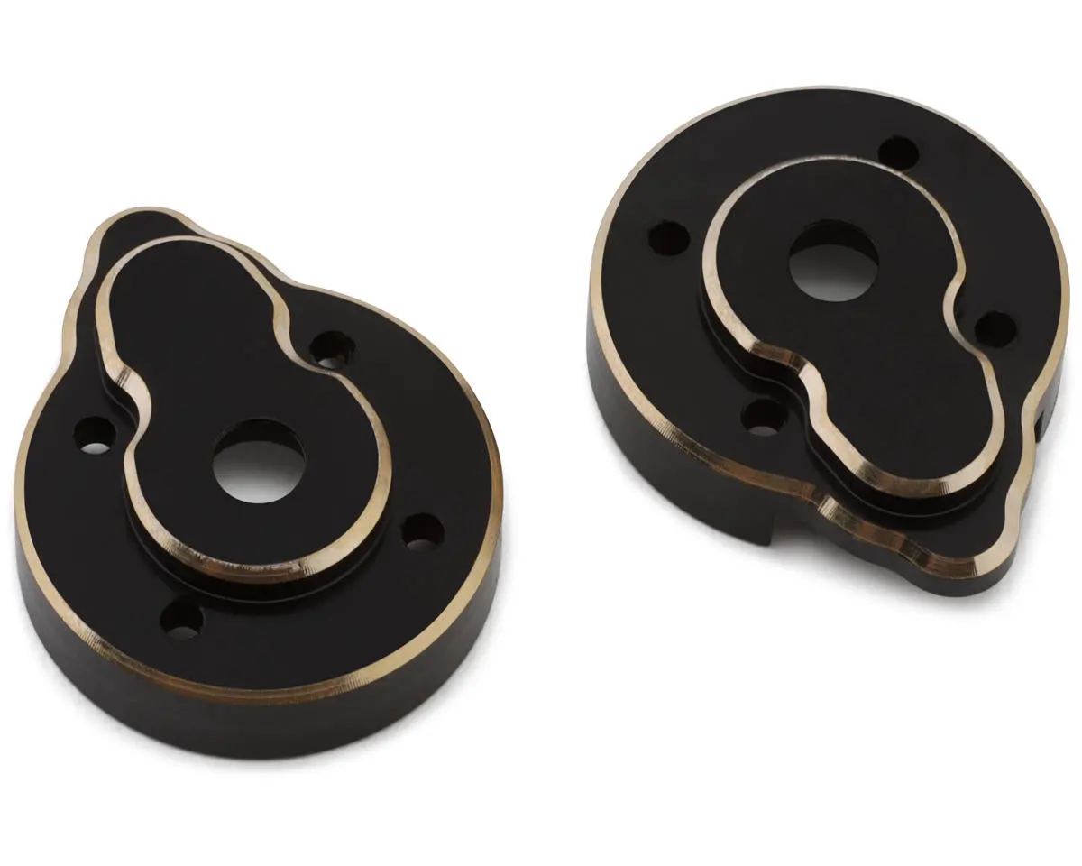 Hobbyplus Cr18p Brass Portal Covers (Black) (2) (14G) (Choose Style) 1