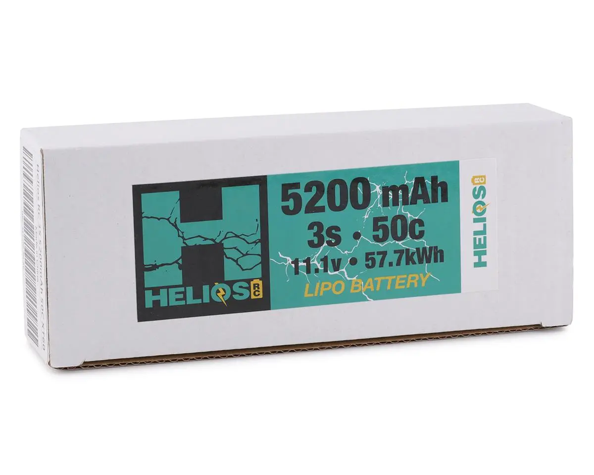 Helios Rc 3S 50C Lipo Battery W/Ec5 Connector (11.1V/5200Mah) - Hel-3S5200-50-E5 2