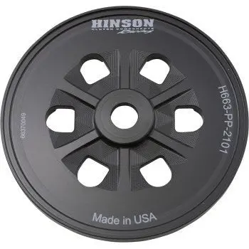 Hinson Racing Billet Pressure Plate - H663-Pp-2101 - 2021-2024 Kawasaki Kx450, Kx450x, And Kx450sr 1