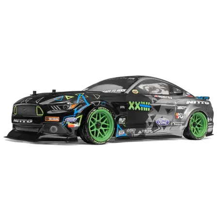 Hpi Racing - Rs4 Sport 3, Vaughn Gitten Jr, Ford Mustang, 1/10 Scale, W/ 2.4Ghz Radio System - Hpi115984 1
