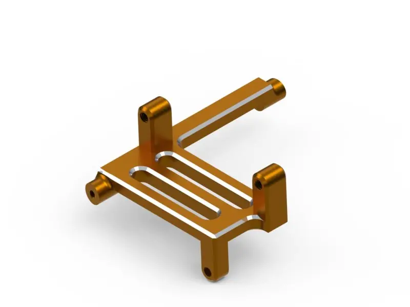 Hpi Racing Aluminum Shift Servo Mount (Orange), For Venture18 1