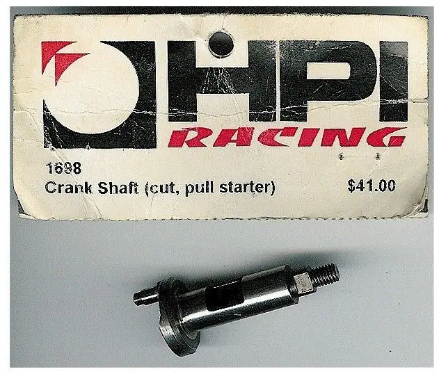 Vintage Hpi # 1698 Engine Crankshaft Crank Shaft 1