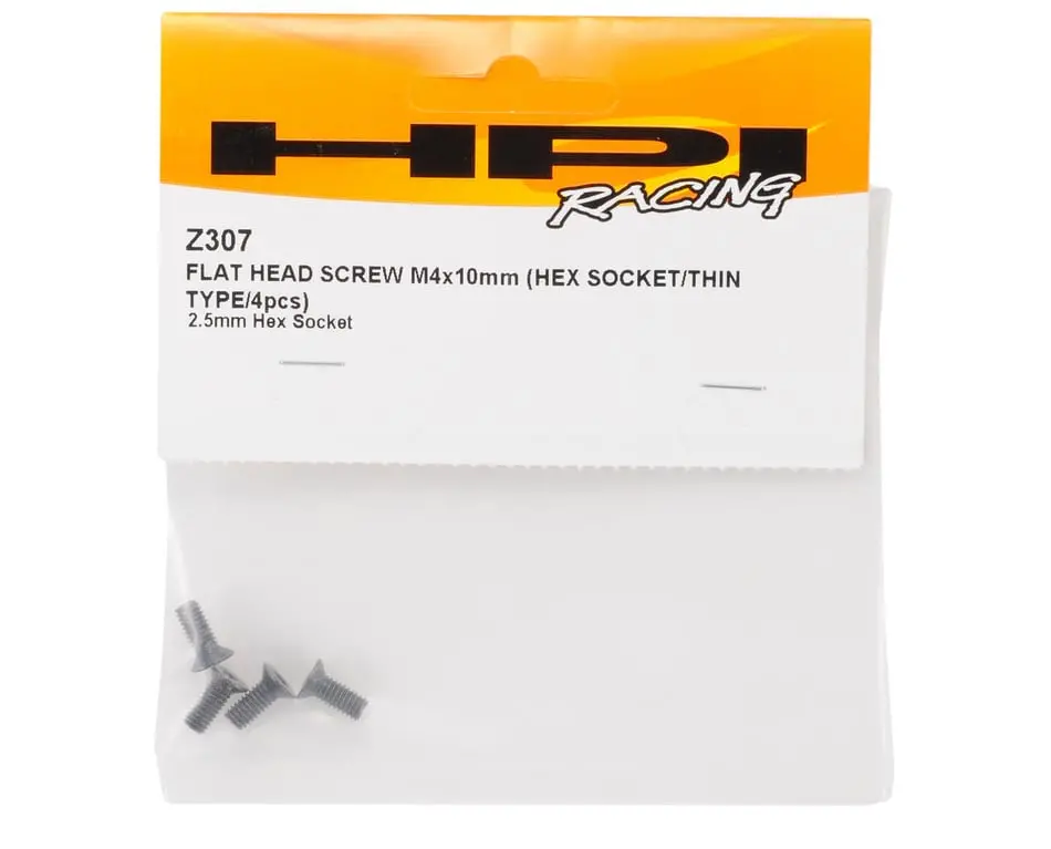 Hpi 4X10mm Flat Head Screw (4) (Z307) 2
