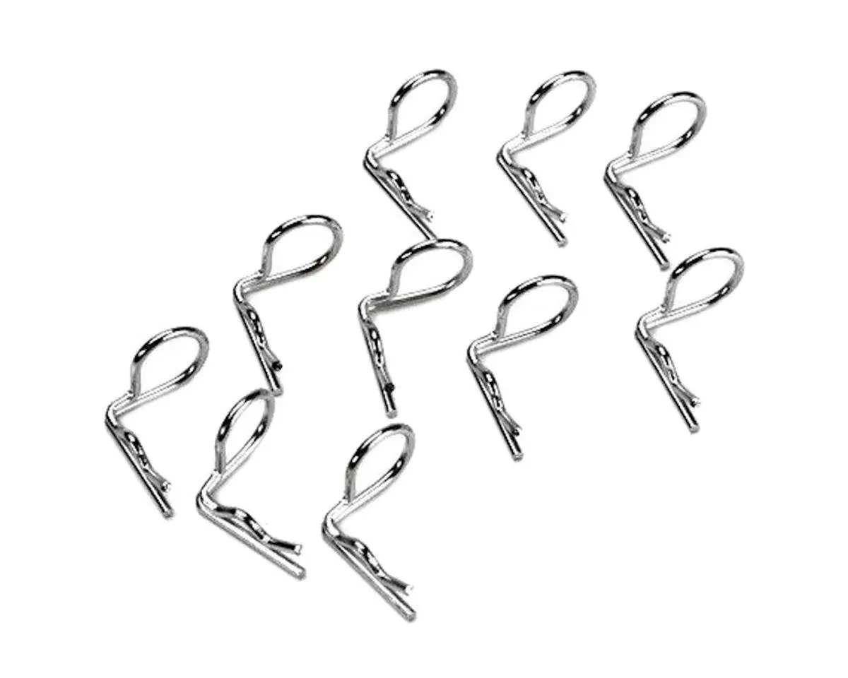 Hot Racing 90° Bent 1/10 Body Clips (10) 1