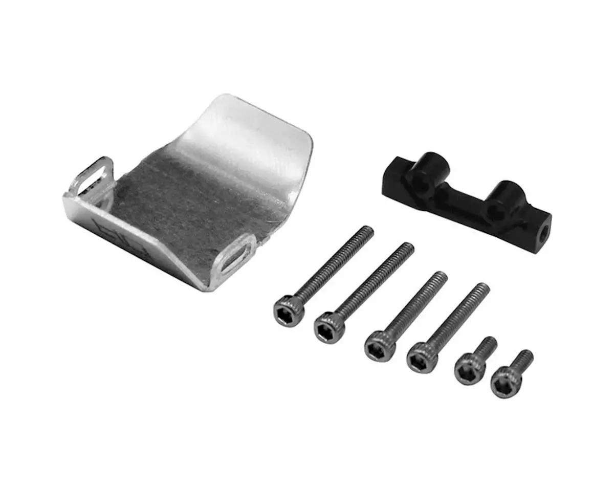 Hot Racing Stainless Steel Front Or Rear Axle Skid Plate Scx24 1