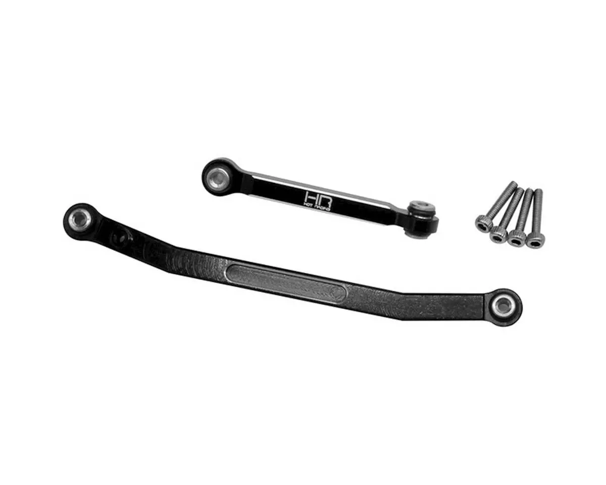 Hot Racing Black Aluminum Fix Link Steering Rod Scx24 1