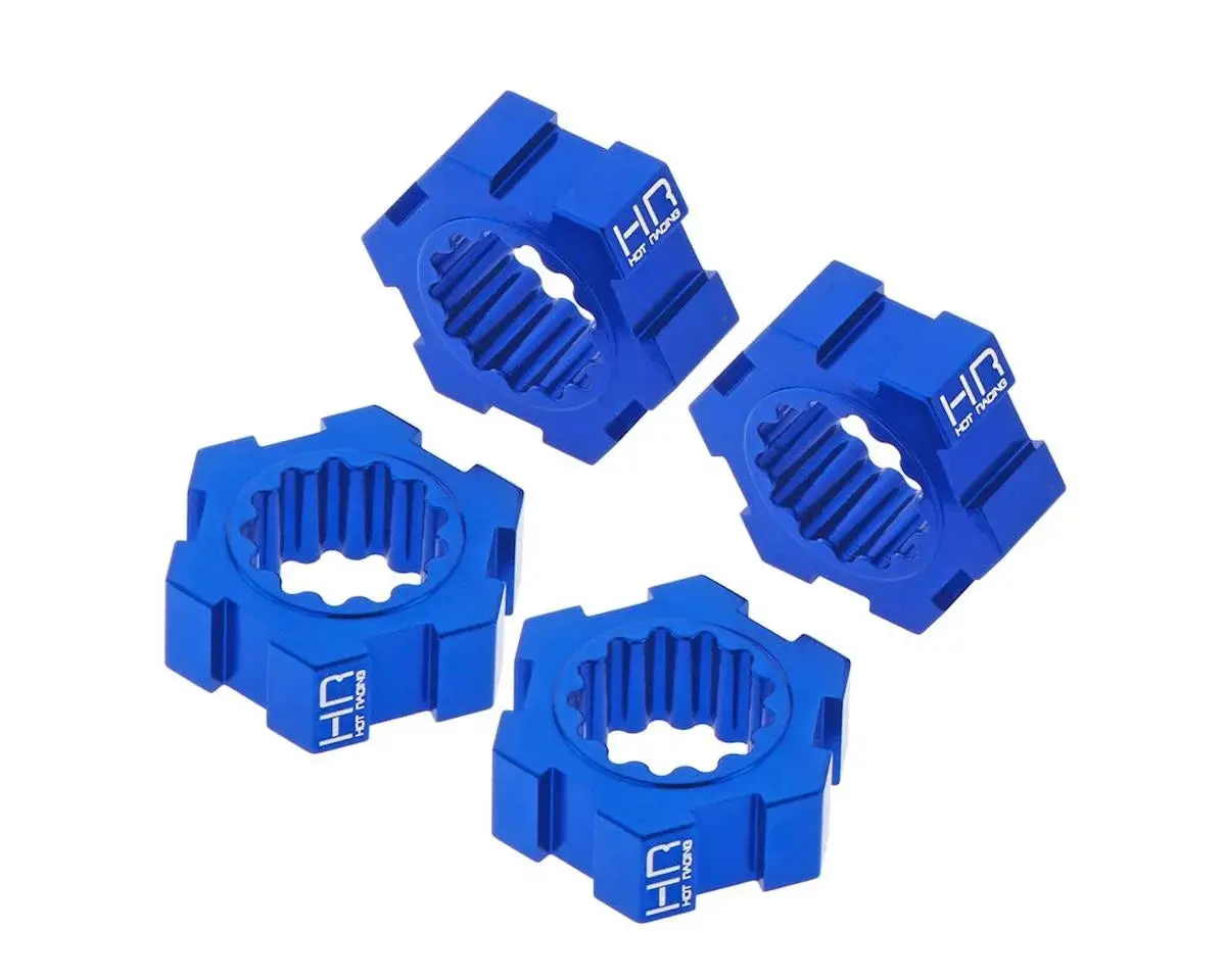 Hot Racing Traxxas X-Maxx Aluminum 24Mm Hex Hub (Blue) - Hraxmx1006 1