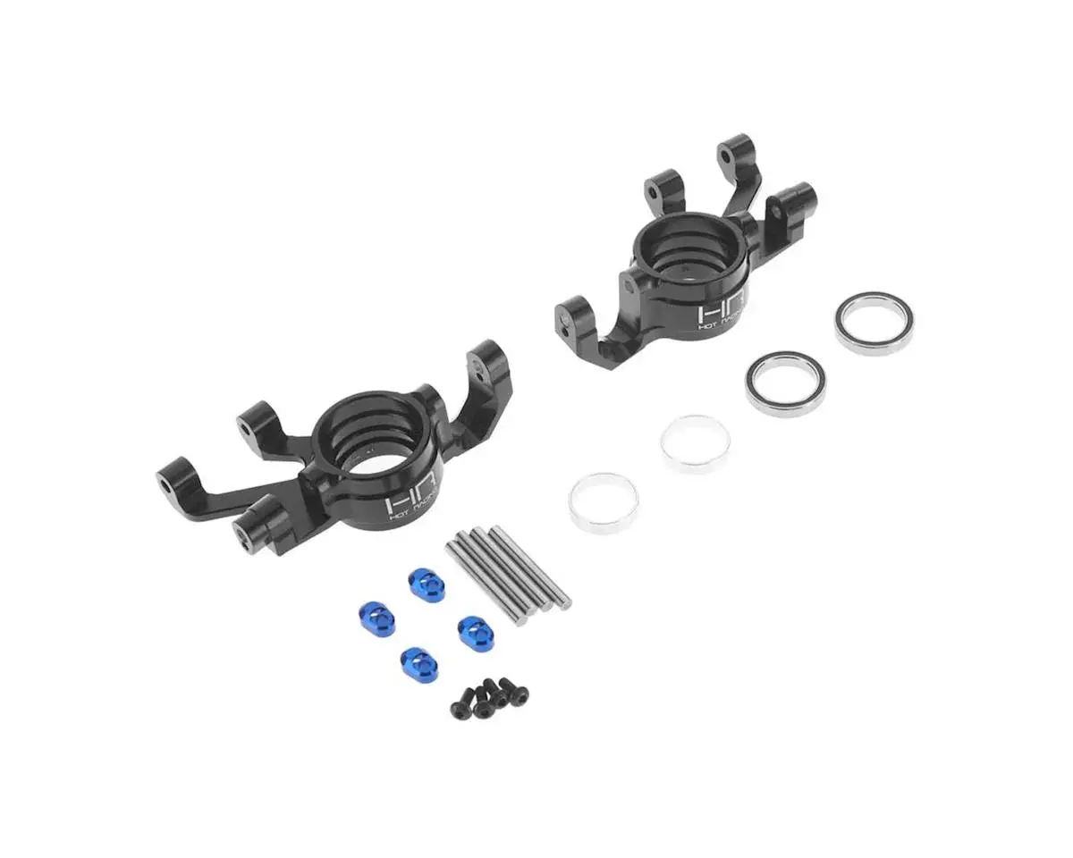 Hot Racing Traxxas X-Maxx Aluminum Steering Blocks (Black) - Hraxmx2101 1