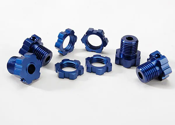Wheel Hub/Nuts 17Mm Splnd Blue_5353X 1