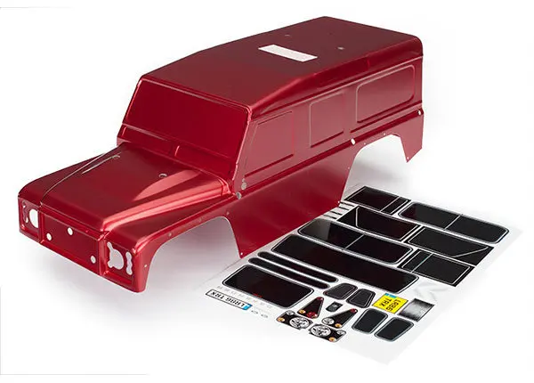 Body Trx-4 Defender Red Decals 1