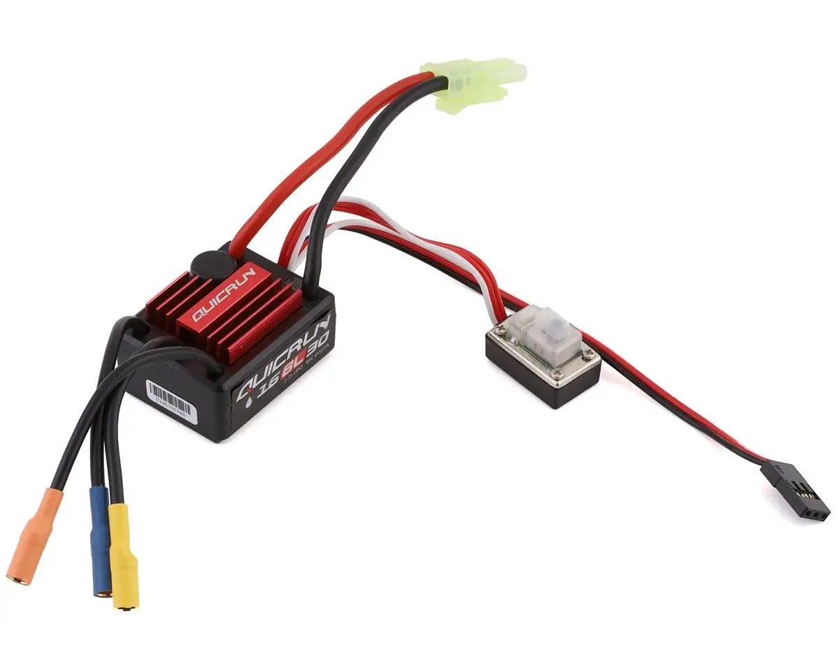 Hobbywing Quicrun Wp-16Bl30 Waterproof 1/18Th Scale Brushless Esc 1