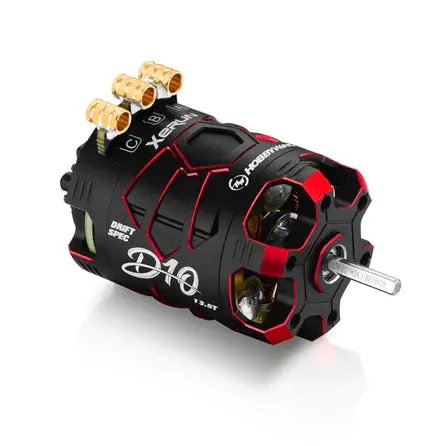 Hobbywing - Xerun D10 Brushless Drift Motor - 2900Kv, Passion Edition (Red) - Hwi30401138 1