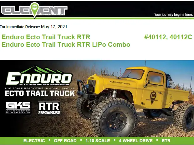 Associated Ecto Trail Truck 1