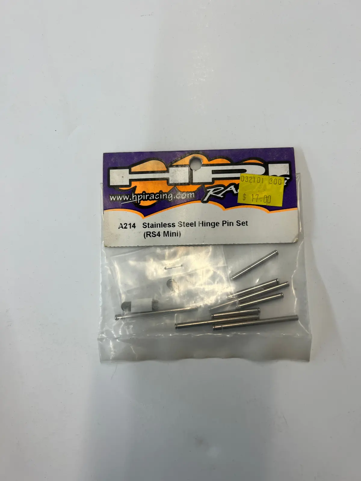Hpi Racing Stainless Steel Hinge Pin Set (Rs4 Mini) A214 1