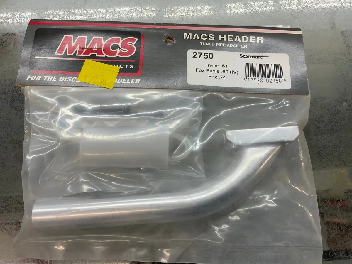Macs 2750 Standard - Fits Irvine .61; Fox Eagle .60 (Iv); Fox .74 1