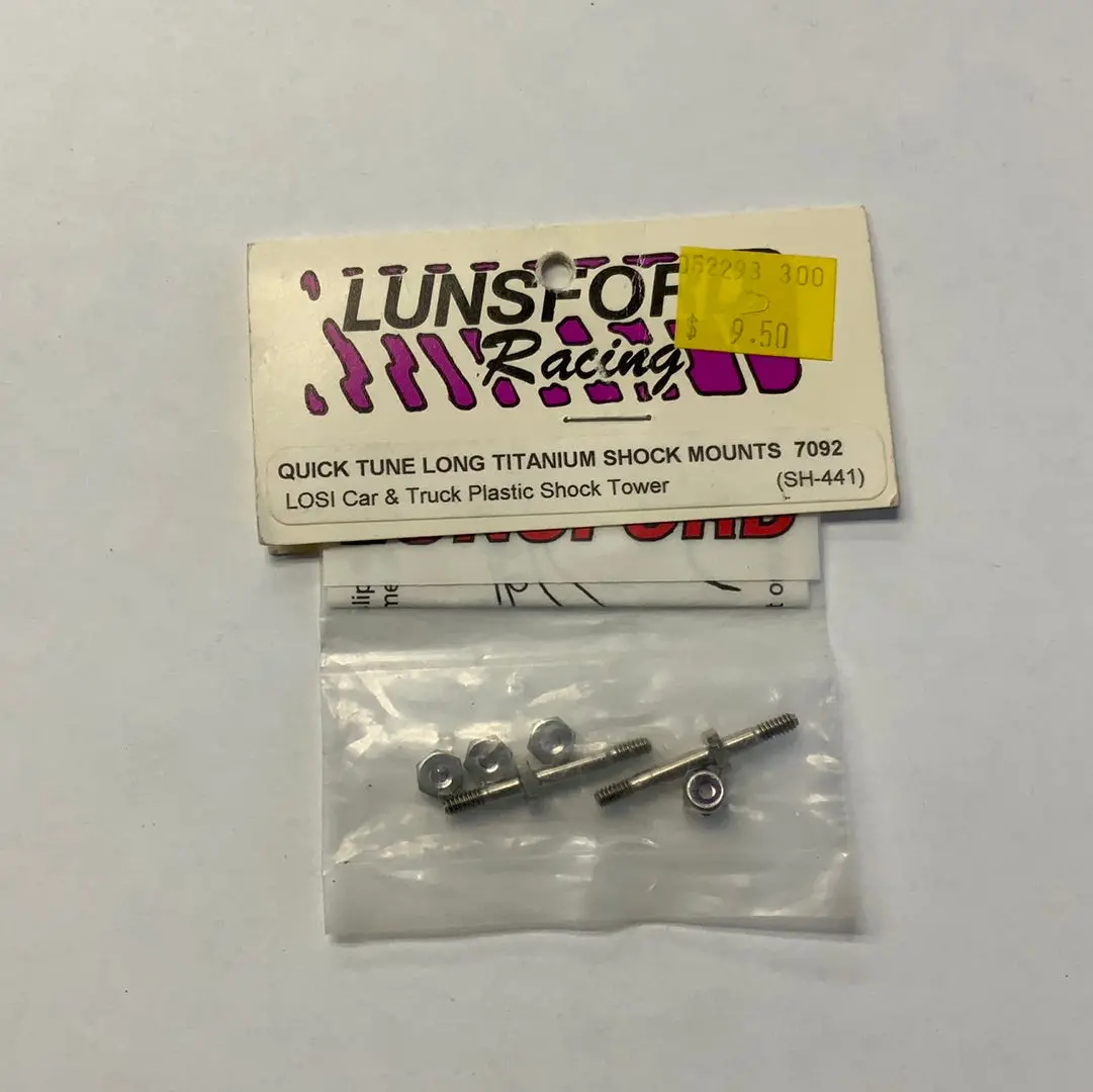 Lunsford Racing Titanium Products Sh441.  Losi Quick Tune Short Titanium Shock Mounts 1