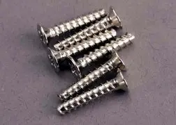 #2649 Screws, 3X15mm Countersunk Self-Tapping (6) 1