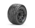 Jko2804cbmsgnb3   1/10 Mt 2.8 Super Sonic Tires Mounted On Black Claw Rims, Medium Soft, 14Mm Hex, For Arrma 1