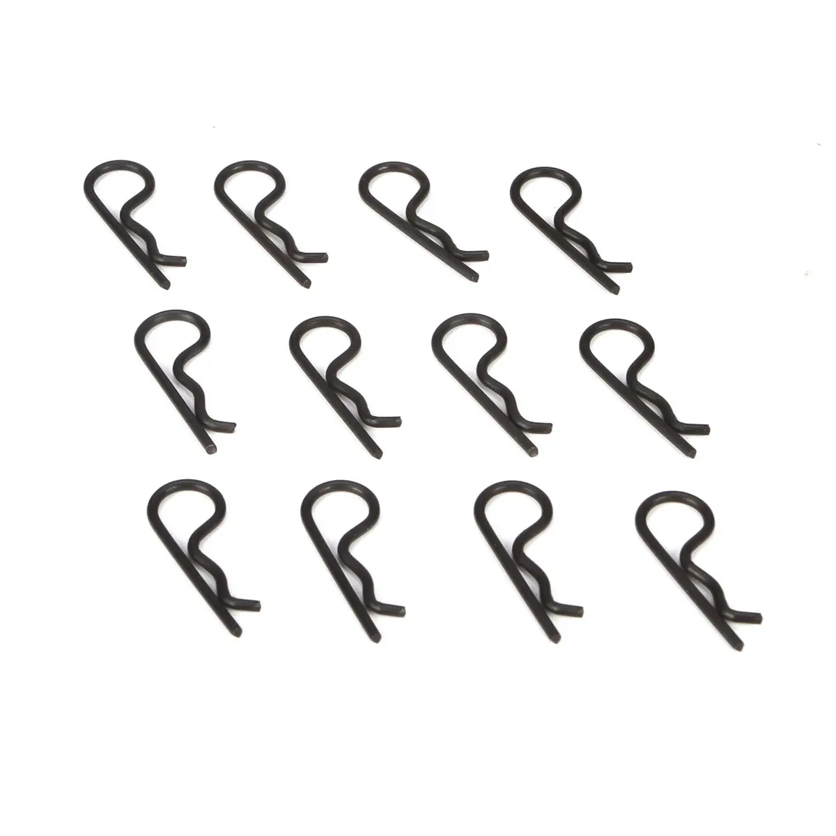 Body Clips, Black (12): 22/22-4 1